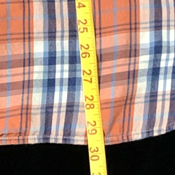 Vtg Distressed Denim & Supply Ralph Lauren Flannel Shirt Mens M Red Plaid - Picture 3 of 12